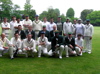 Strollers and Oporto cricketers strike a pose