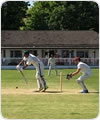 Abhik in action against the Highgate Taverners